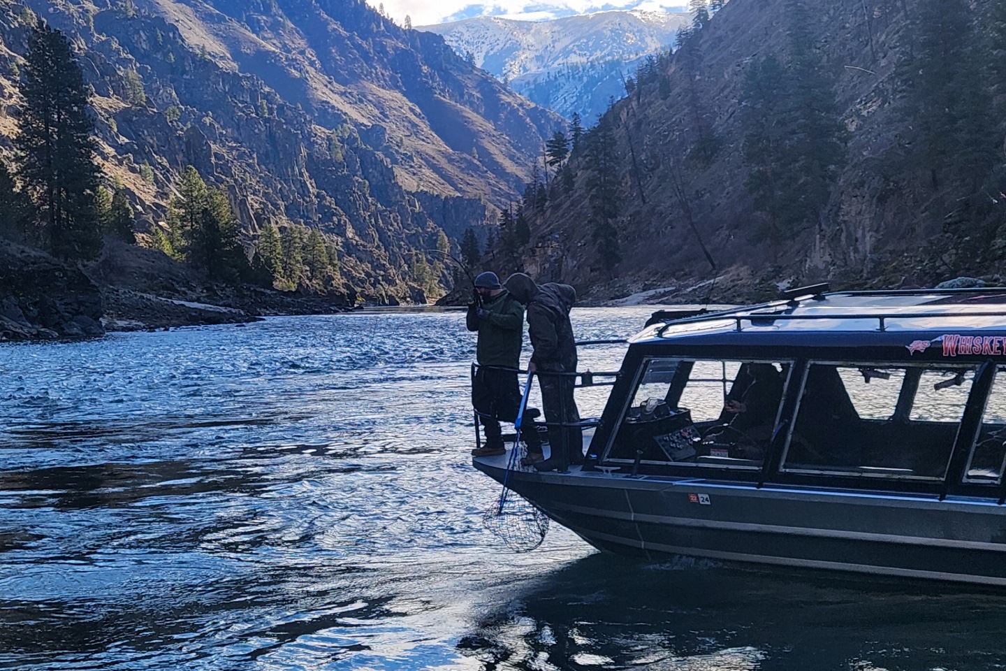 steelhead fishing at Mackay Bar