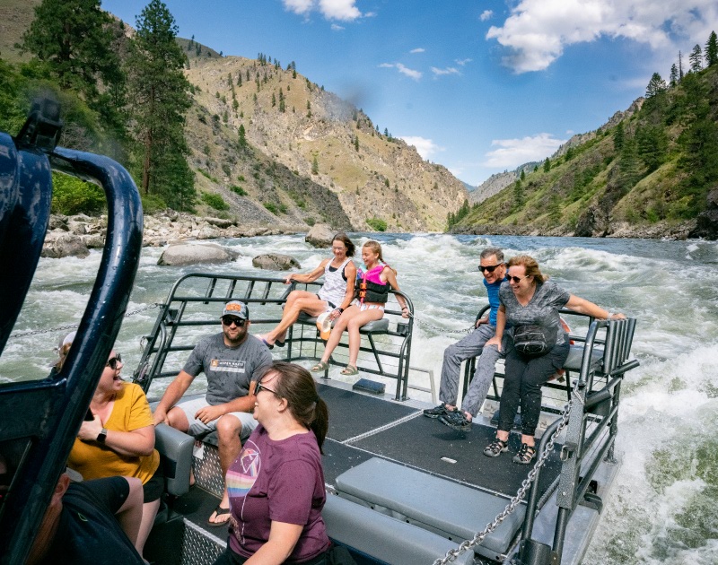 main salmon river above Vinegar Creek boat ramp